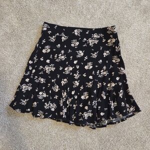 Free People Floral Mini Skirt
